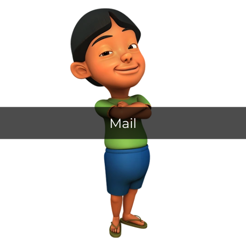 Potret karakter Mail (lescopaque.com)