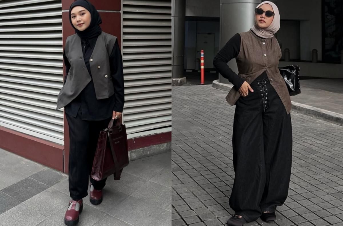 9 Ide Padu Padan Vest ala Tabita Larisa, Chic dan Kekinian!