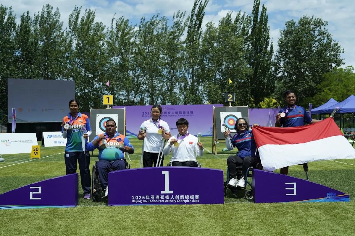 4 Medali di Kejuaraan Para Panahan Asia 2025, Indonesia Salip Korsel