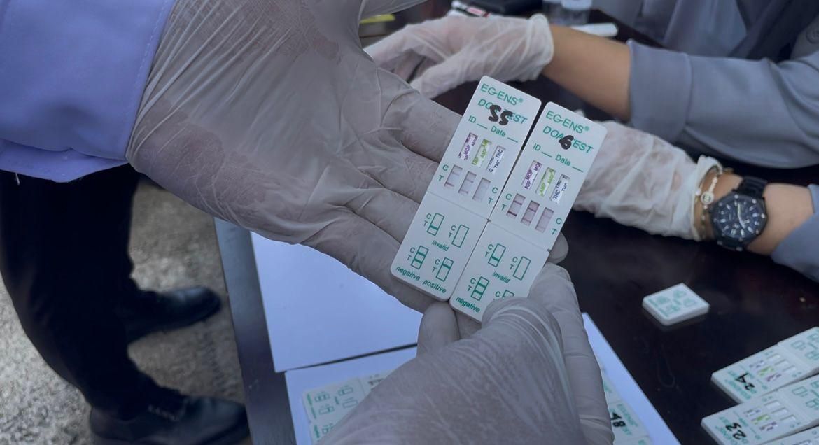 Puluhan Petugas Lapas Perempuan Padang Lakukan Tes Urine