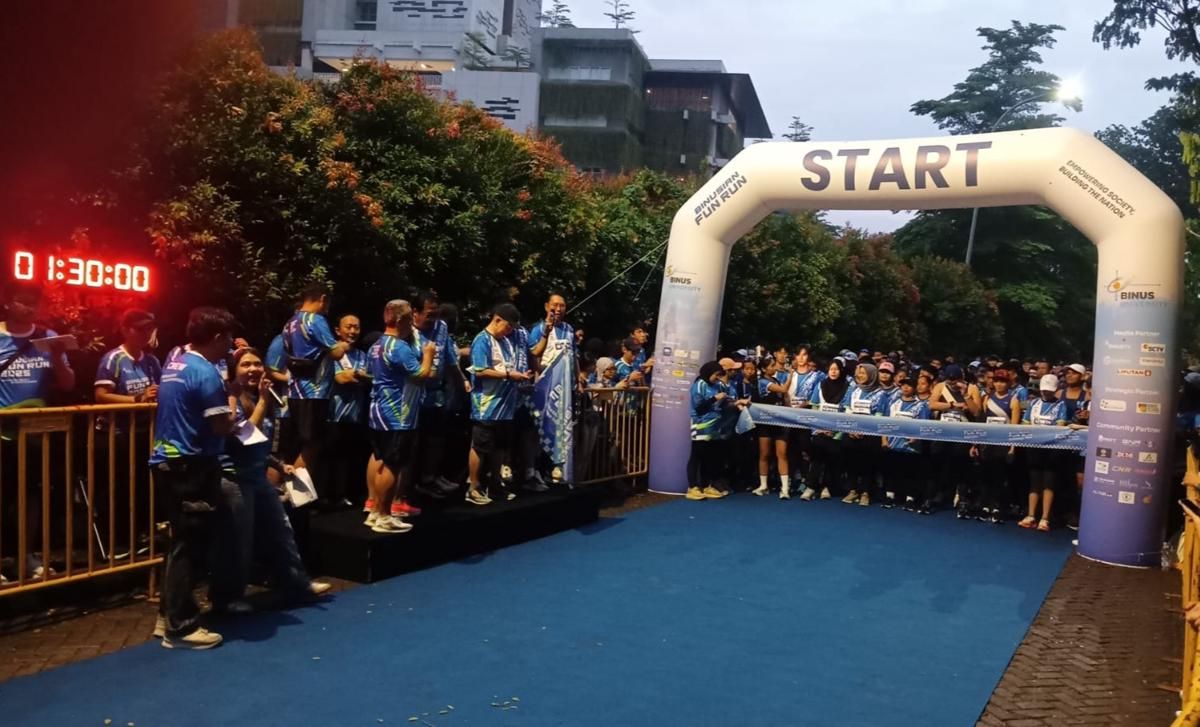 Binusian Fun Run 2025 Sukses, Misi Perkuat Kepedulian Sosial