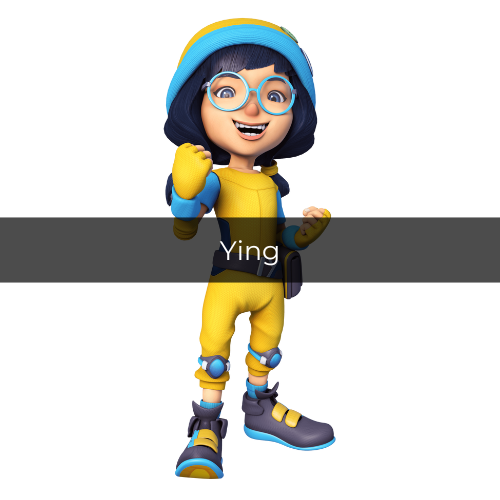 Potret karakter Ying dalam serial animasi BoBoiBoy (monsta.com)
