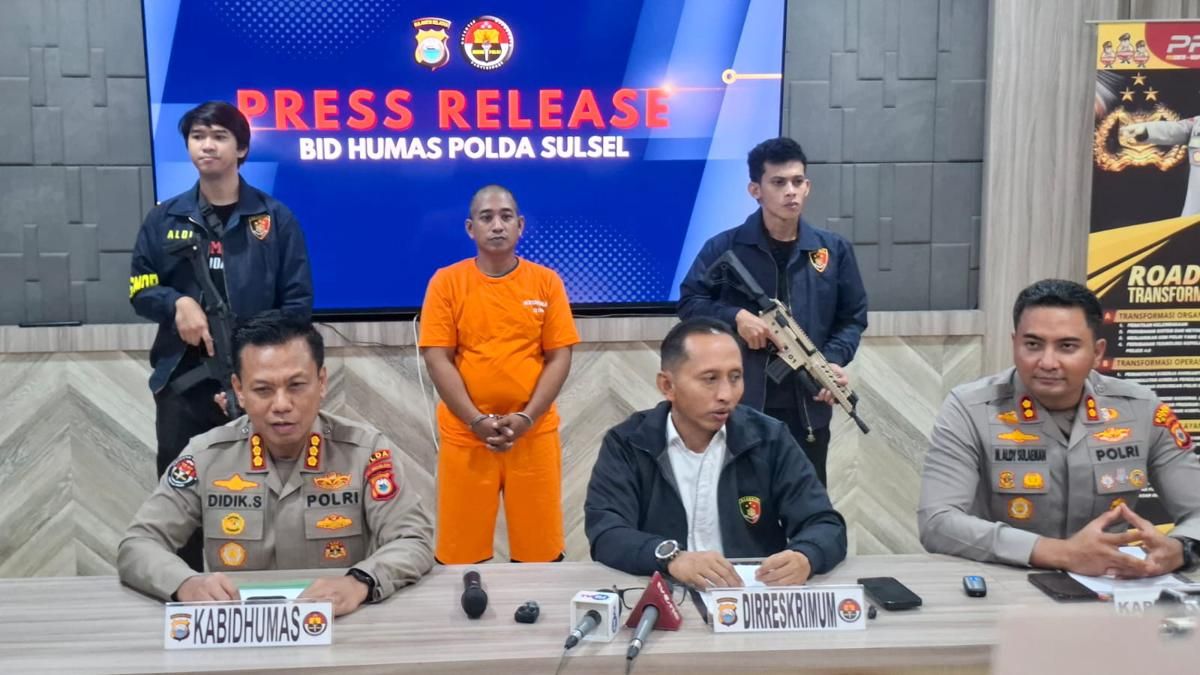Pelaku Penembakan Staf Desa di Gowa Ditangkap, Motif Perebutan Harta