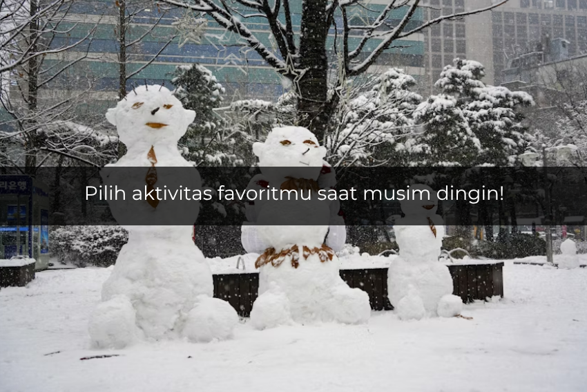 Ilustrasi boneka salju saat musim dingin (unsplash.com/icedcocoa)