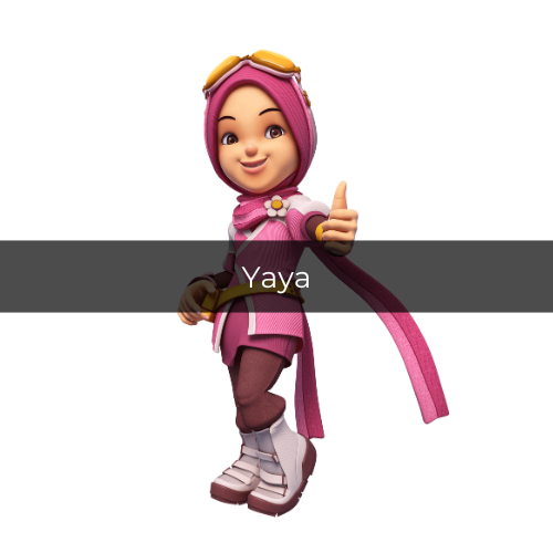 Potret karakter Yaya dalam serial animasi BoBoiBoy (monsta.com)