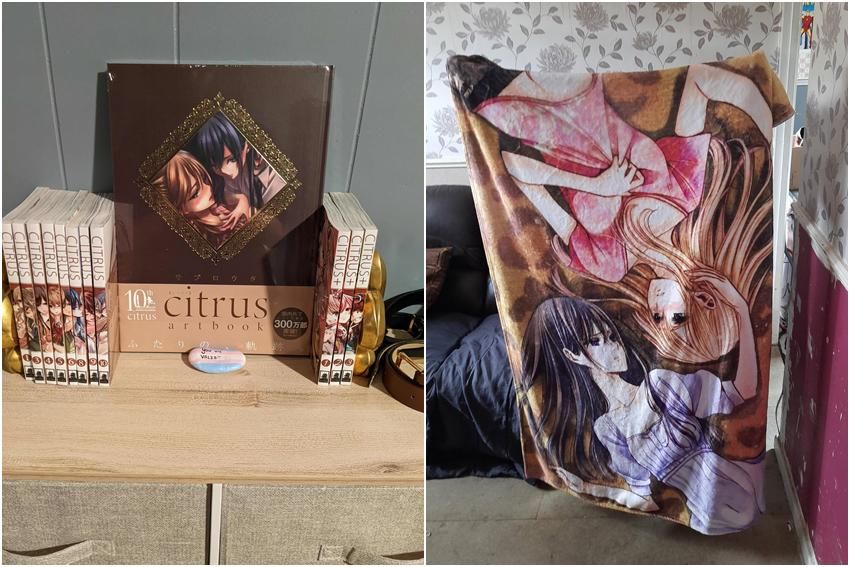 7 Potret Koleksi Citrus, Manga hingga Gantungan Kunci Terpajang