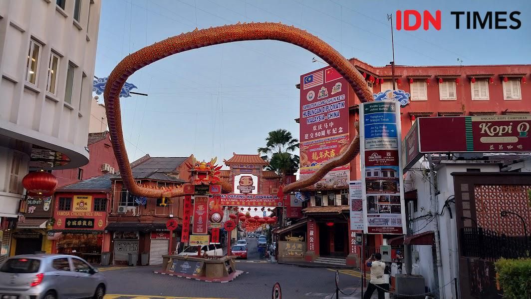 Potret Jonker Walk di Melaka, Malaysia (IDN Times/Fasrinisyah Suryaningtyas)