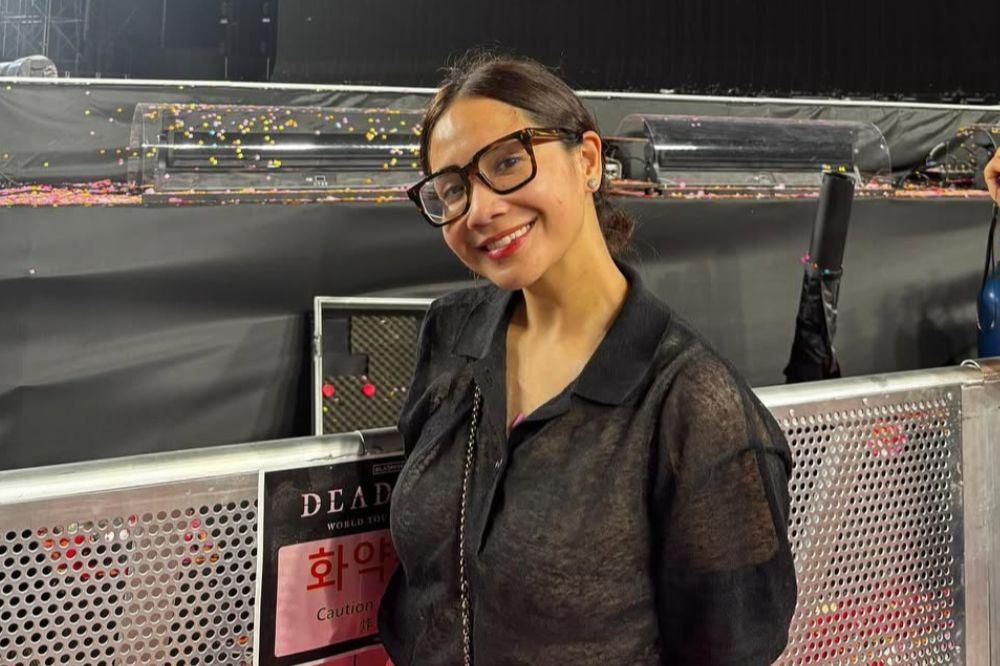Potret Nagita Slavina Saat di Korea, Hadiri Konser BLACKPINK