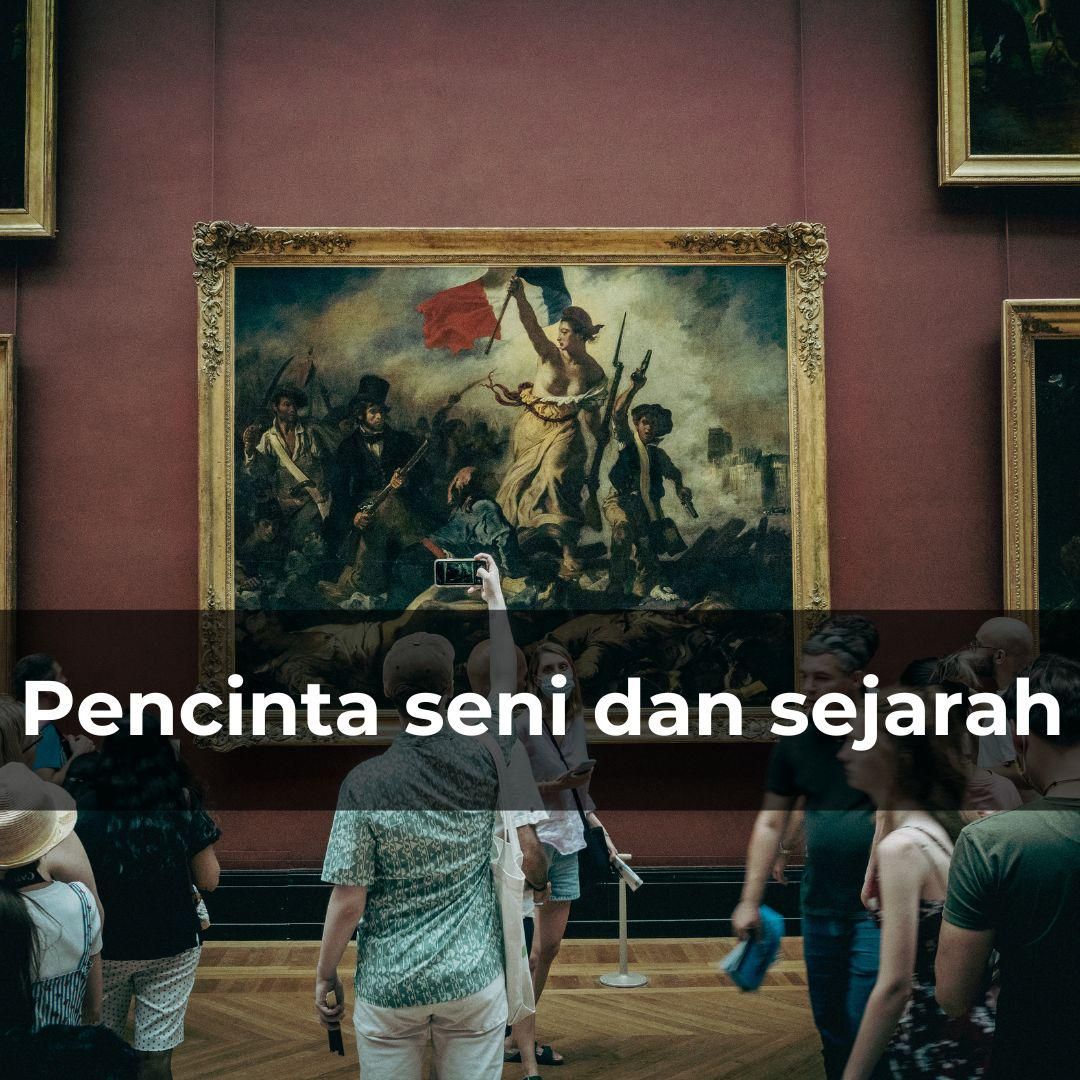 Potret pencinta seni dan sejarah