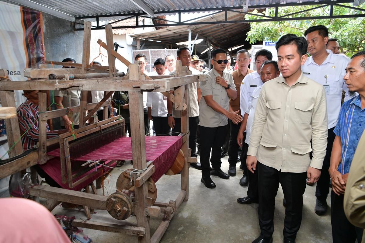 Gibran Dorong Inovasi Lurik Klaten, Soroti Desain Modern-Digitalisasi