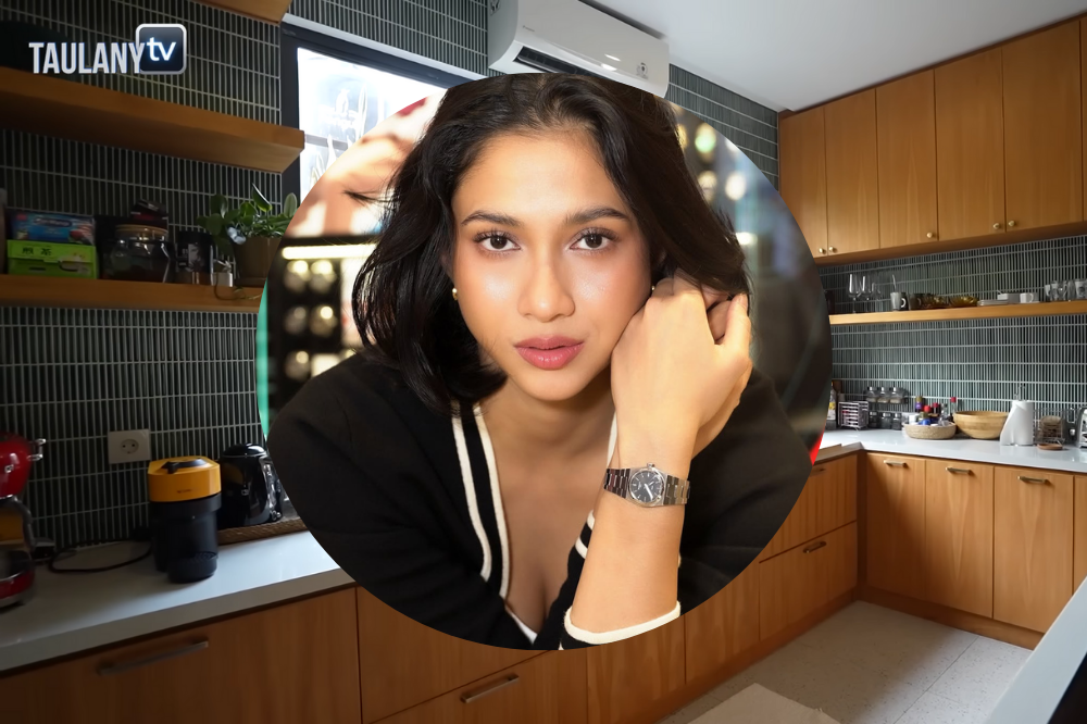 7 Foto Dapur di Rumah Aghniny Haque, Konsep Open Kitchen