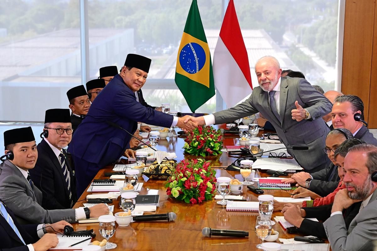 Prabowo Cerita ke Presiden Brasil sedang Buat Program Ambisius MBG