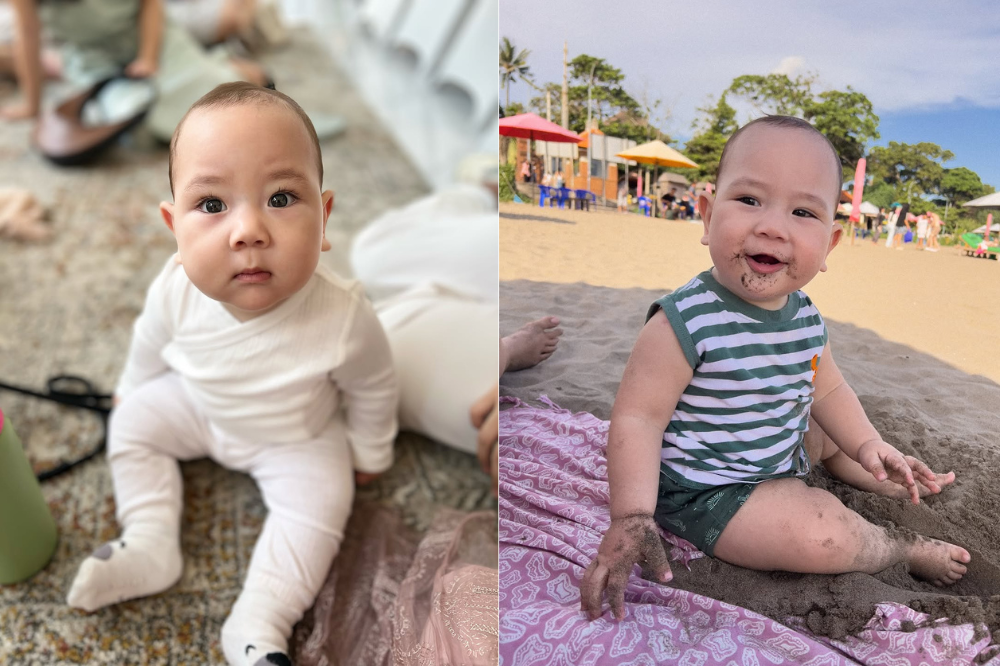 7 Foto Anak Raquel Larkin dalam Berbagai Ekspresi, Super Gemas!