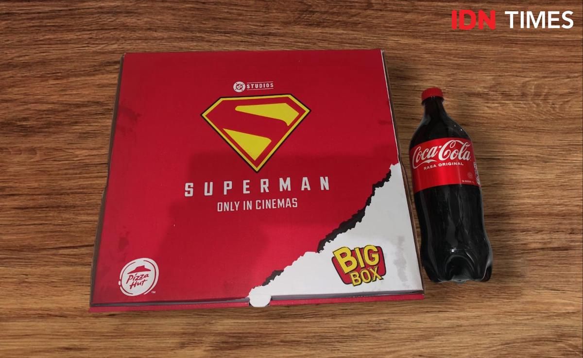Pizza Hut Rilis Big Box Superman Edisi Terbatas 