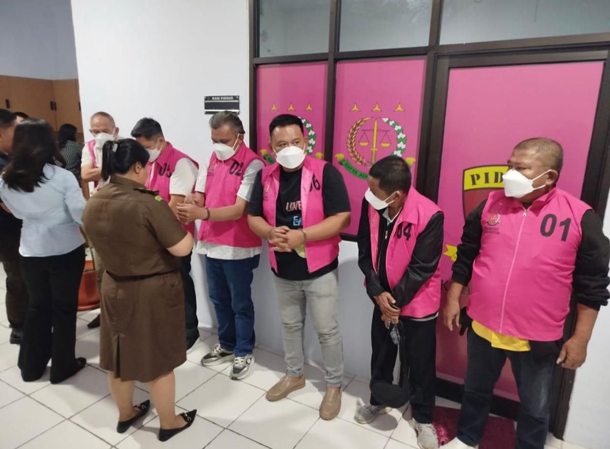Kejari Bitung Tahan 7 Tersangka Korupsi Perjalanan Dinas DPRD Bitung