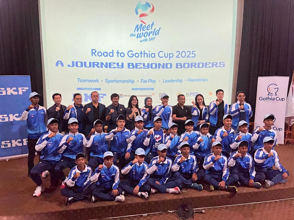 SKF Indonesia Lepas 3 Wakil Merah Putih ke Gothia Cup 2025
