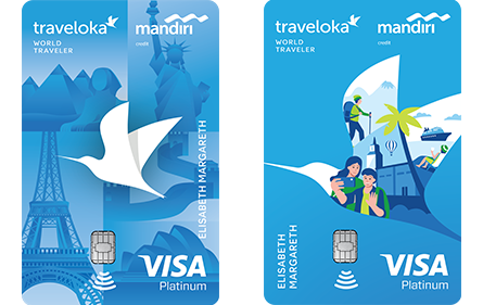 Fitur Lebih Fresh, Ini Tampilan Baru Mandiri Traveloka Card