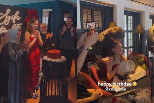 7 Potret Perayaan Ulang Tahun Ke-25 Syifa Hadju, Mesra Bareng El