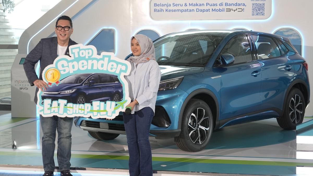 Rajin Belanja di Bandara, Annisa Dapat Hadiah Mobil Listrik