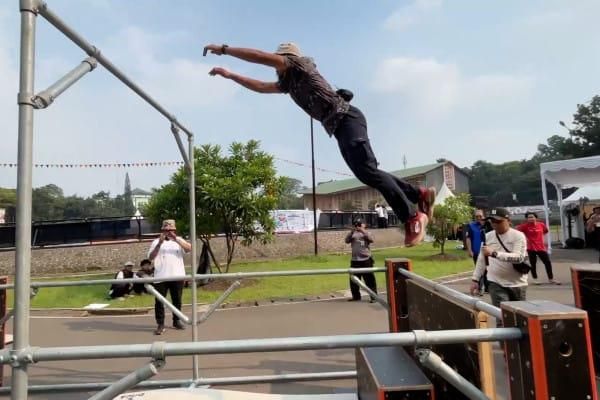 Atlet Parkour Lampung Sabet Perunggu Indonesia Open 2025