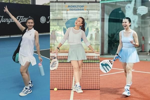 8 Inspirasi Outfit Olahraga Padel ala Michelle Joan, Stylish!