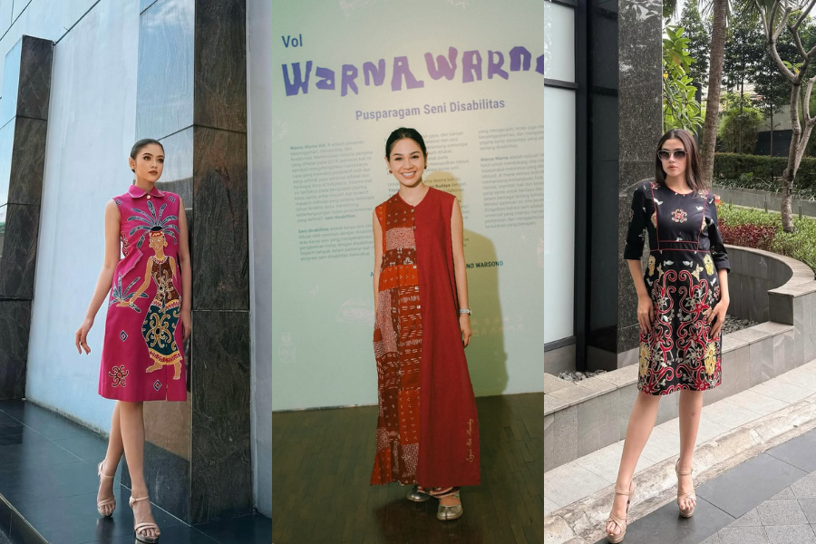 7 Inspirasi Padu Padan Dress Batik, Manis dan Fashionable!