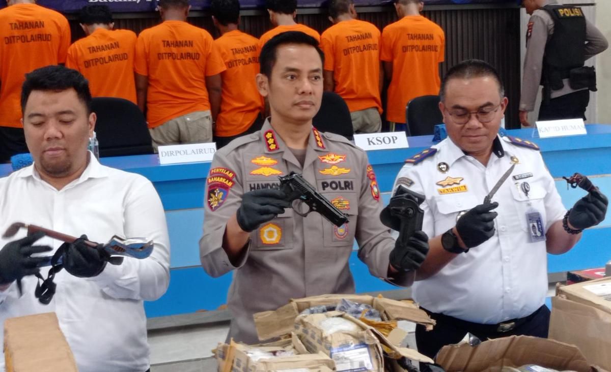 Polisi Tangkap Kelompok Bajak Laut di Selat Philip Kepri
