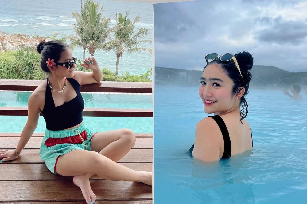 Potret Seleb Indonesia dengan Gaya Rambut Messy Bun, Manis!