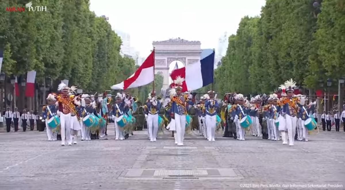 Kala Lagu Maju Tak Gentar Bergema di Bastille Day 2025 