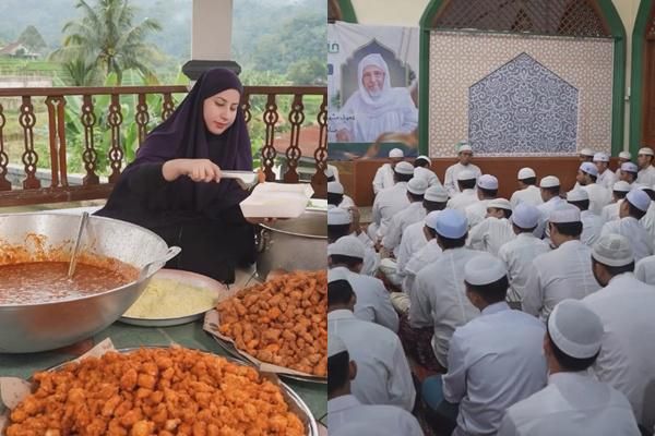 Potret Tahlilan 7 Hari Mertua Tasyi Athasyia, Siapkan 500 Makanan