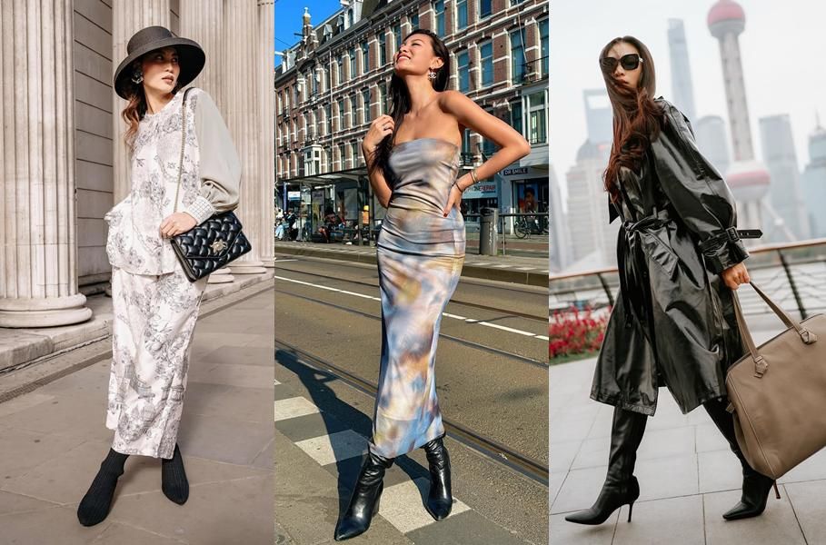 9 OOTD Pakai Sepatu Boots ala Patricia Gouw, Fashionable!