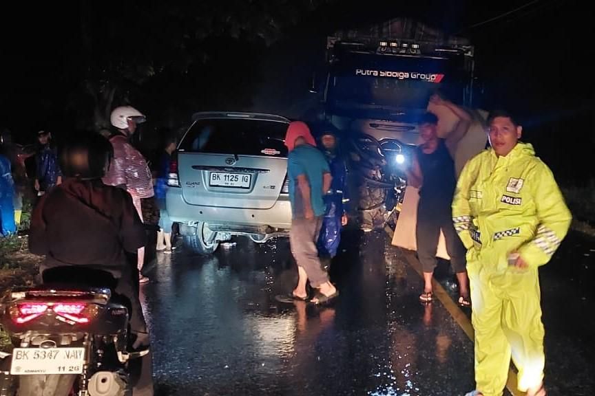 Kecelakaan Maut saat Hujan Deras di Simalungun, 2 Tewas dan 1 Luka