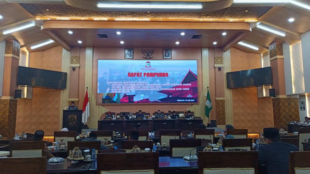 RPJMD 2025-2029 Makassar Disahkan, Ini Sejumlah Catatan dari DPRD 