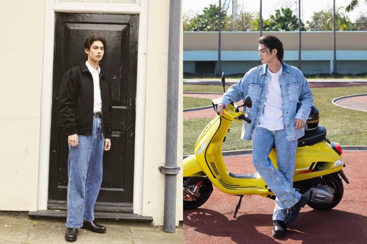 7 Inspirasi Styling Blue Jeans ala Aktor Bright Vachirawit, Casual!