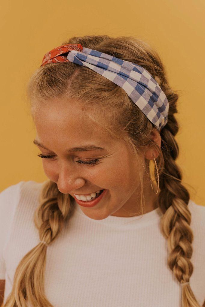 ide styling rambut dengan headband