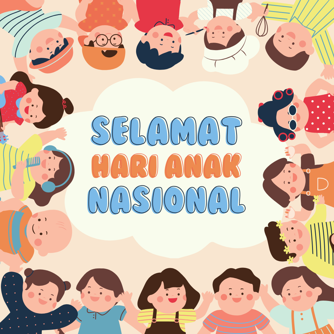 9 Poster Hari Anak Nasional 2025, Edukatif dan Penuh Keceriaan!