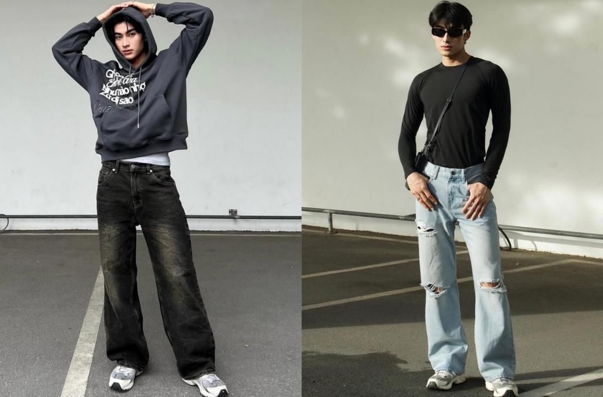 7 Ide Gaya Kasual Pakai Celana Jeans ala Hoang Minh, Super Modis!