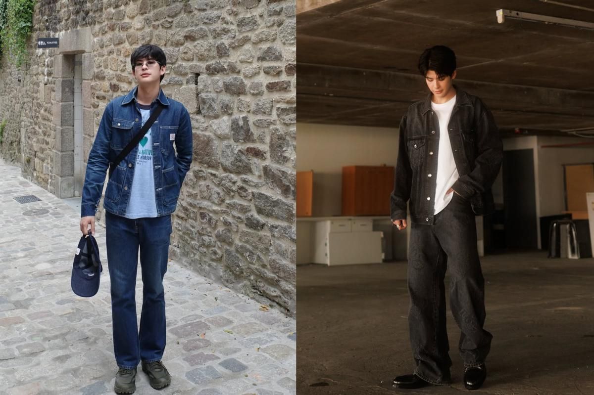 7 Inspirasi Outfit Denim on Denim ala Aktor Mark Pakin, Street Rodeo!