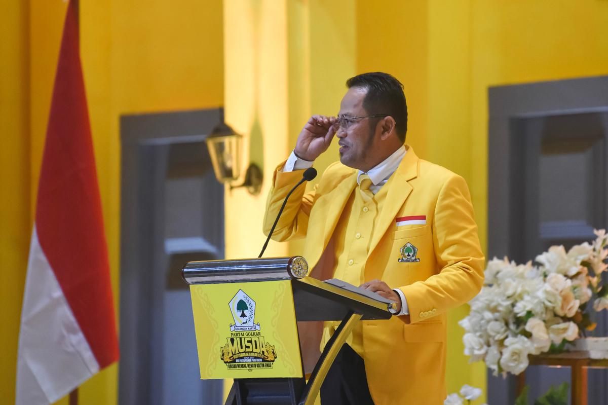 Musda Golkar Kaltim, Rudy Mas’ud Kembali Pimpin Partai Kuning