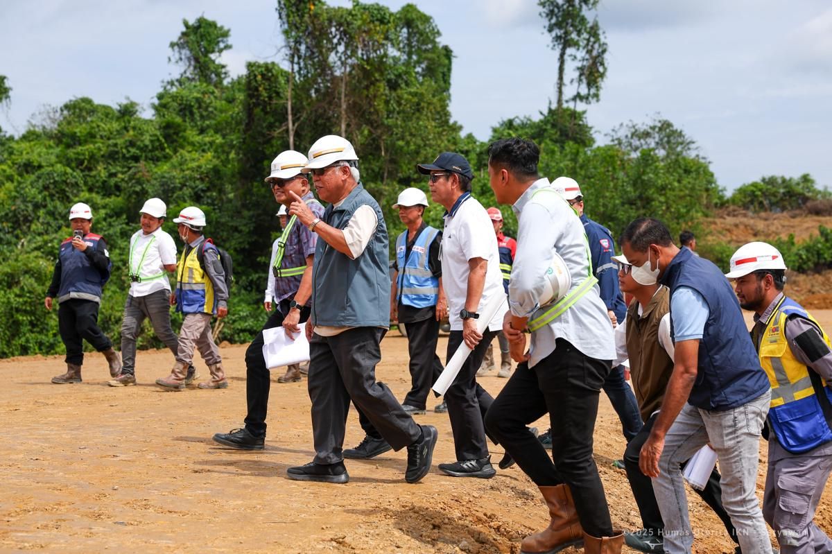 Tinjau Proyek Jalan IKN, Progres Sudah Lampaui Target Awal!
