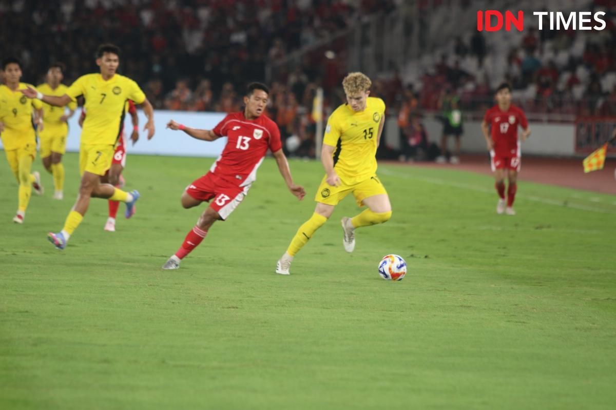 Buntu, Timnas Indonesia U-23 Ditahan Malaysia di Babak I