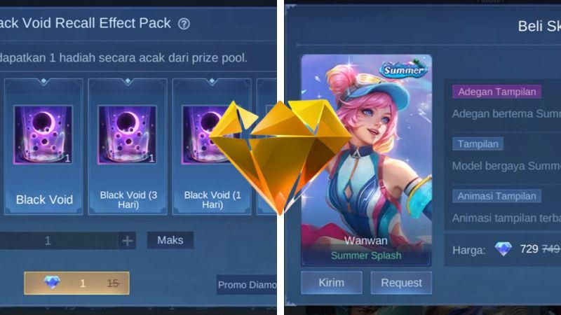Beli Skin atau Recall di Event Promo Diamond 2025?