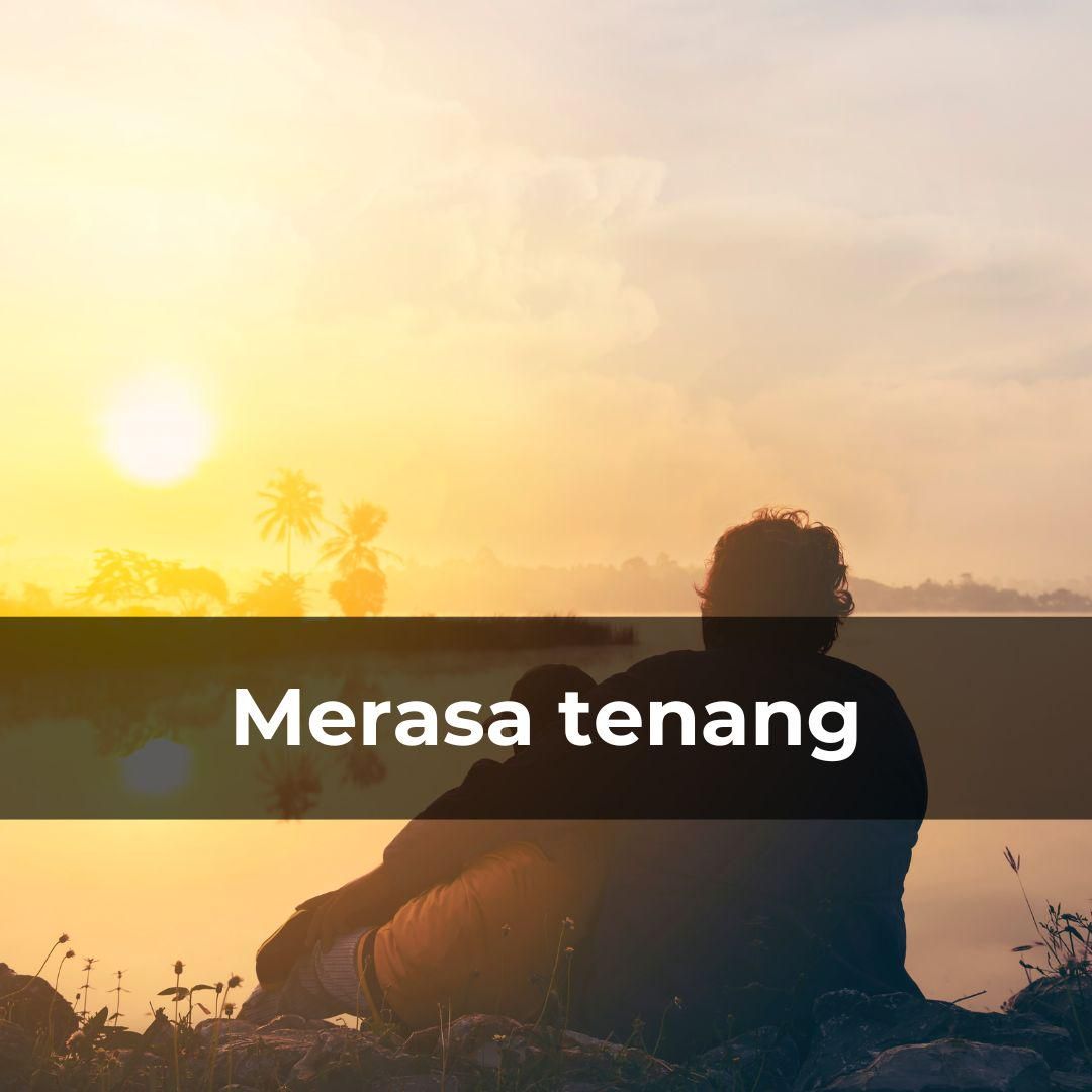 Ilustrasi merasa tenang