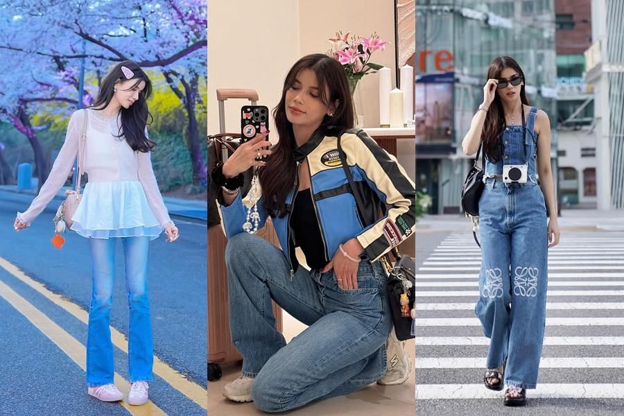 9 Padu Padan Celana Jeans Panjang ala Sabrina Chairunnisa, Stylish!