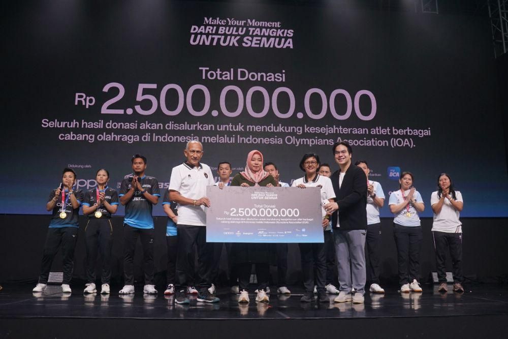 Serukan Kampanye "Make Your Moment", OPPO & IOA Kumpulkan Rp2,5 Miliar untuk Atlet Lintas Cabang