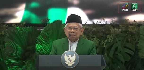 Di Depan Prabowo, Ma’ruf Amin Sebut PKB Mirip Gerindra
