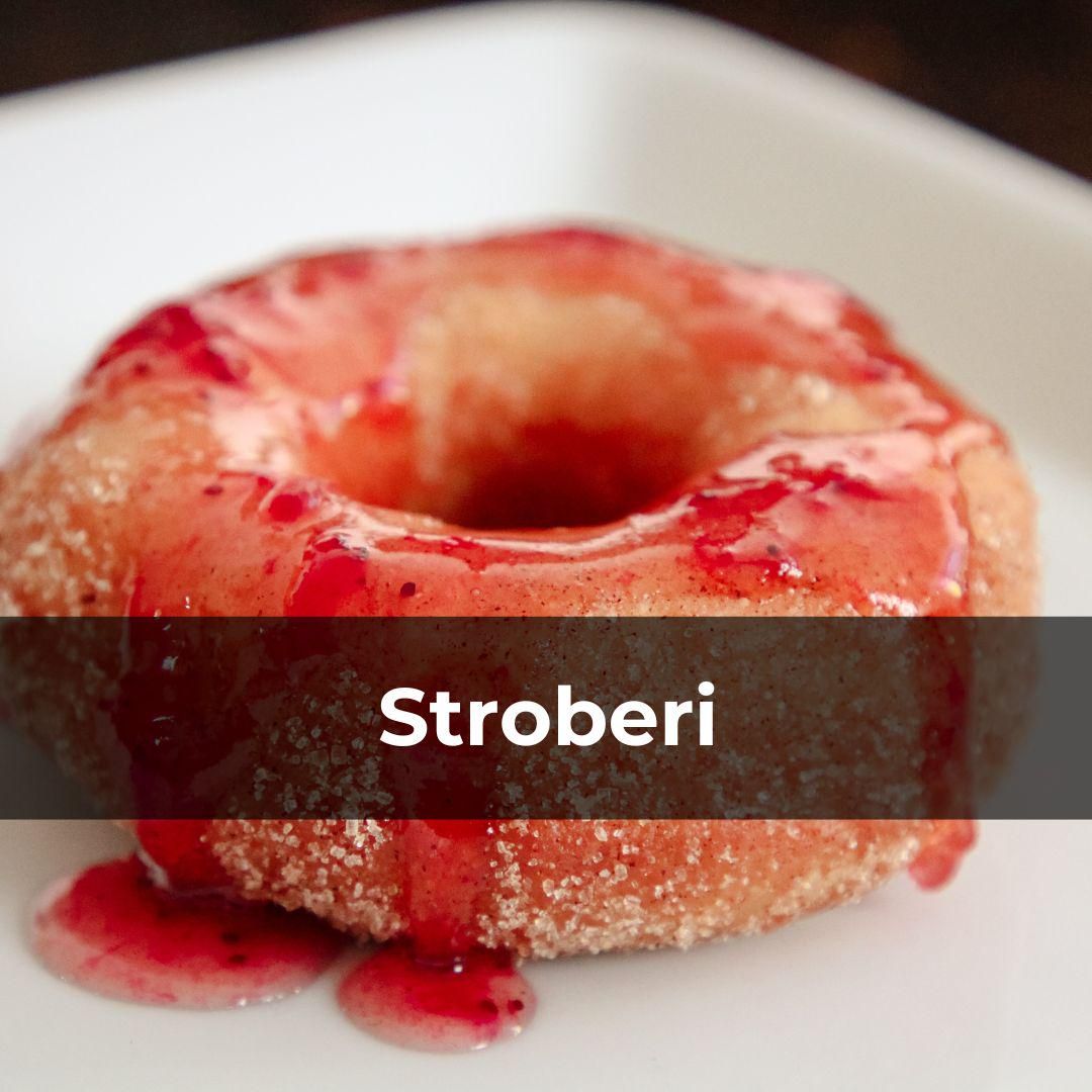 Potret donat stroberi
