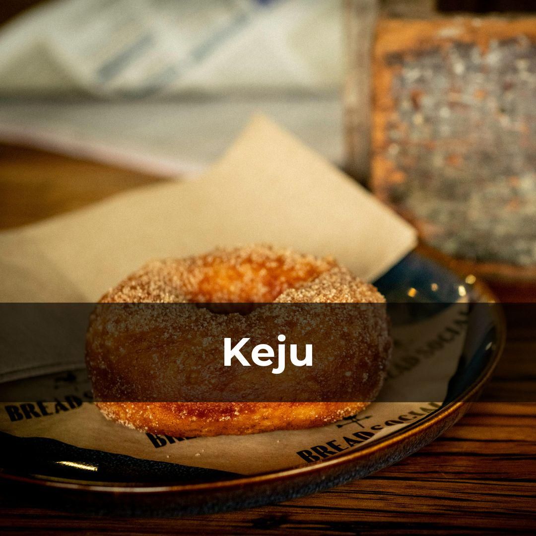 Ilustrasi donat keju