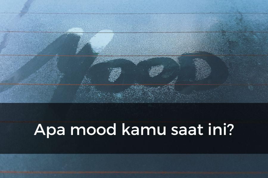 Ilustrasi tulisan mood 