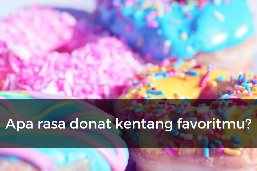 Ilustrasi donat kentang
